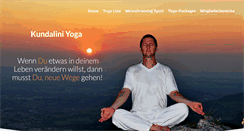 Desktop Screenshot of kundalini-yoga-linz.at