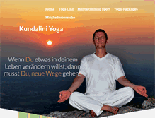 Tablet Screenshot of kundalini-yoga-linz.at